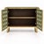 Olive Green Dry Bar with Murano Glass Sphere Doors from Justfurnituress SRL For Sale - Image 4 of 7