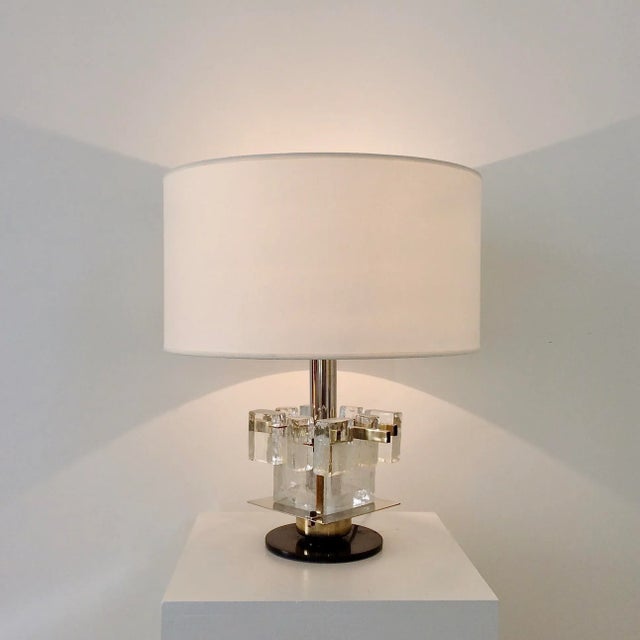 Italian Murano Glass Table Lamp from Poliarte, 1960s For Sale - Image 11 of 13
