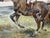 British Sporting School, Circa 1990 – The Huntsman on a Bay Hunter – Equestrian Watercolor Gilt Framed & Mounted For Sale - Image 9 of 11