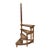 Library Stair Steps of Mahogany and Leather in the Regency Style From England For Sale