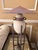 Fine Art Lamps 1980s Postmodern Max Blumberg Amphora Urn Ceramic Table Lamp With Metal Coolie Shade For Sale - Image 4 of 12