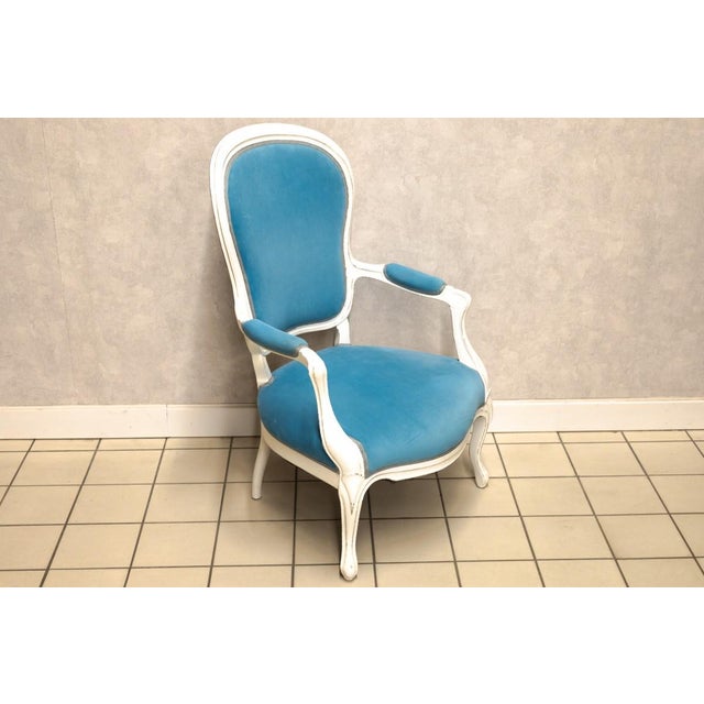 Walnut Armchair, France, 1920 For Sale - Image 3 of 9