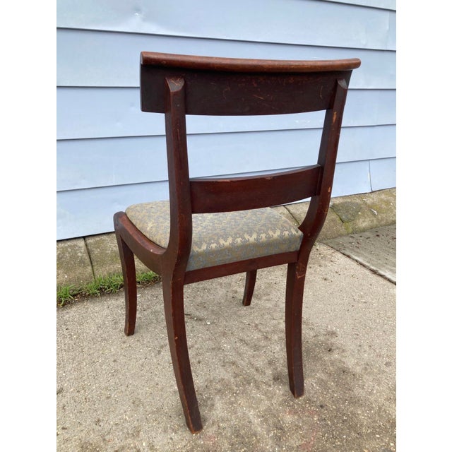 Traditional 19th Century Regency Style Flame Mahogany Dining Chairs For Sale - Image 3 of 6