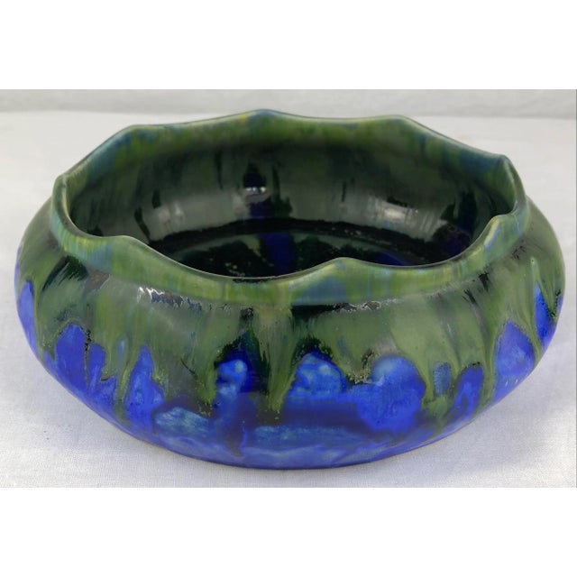 French Art Deco Ceramic Bowl by Gilbert Menetier, Signed For Sale In Miami - Image 6 of 6