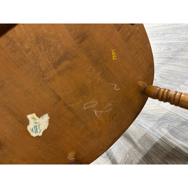 Wood Vintage Tell City Hard Rock Maple Dining Chairs - Set of 4 For Sale - Image 7 of 11