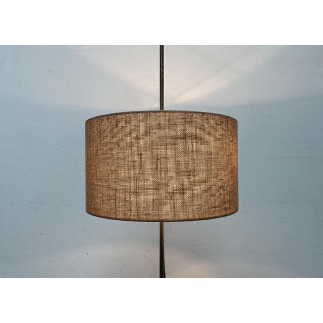 Brown Mid-Century German Minimalist Tripod Floor Lamp, 1960s For Sale - Image 8 of 18