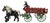 Early 20th Century Kenton Horse Drawn Stake Wagon Toy For Sale