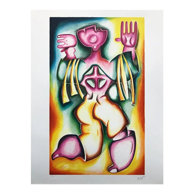 Live and Let Live, Alexandra Nechita Lithograph on Paper For Sale