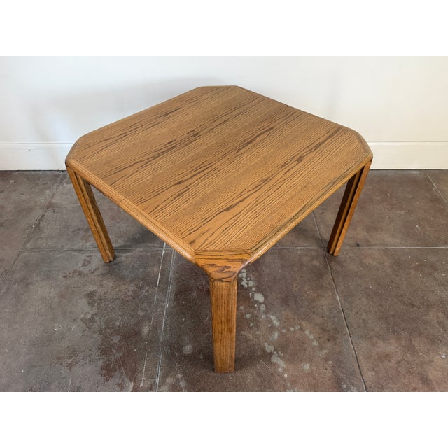Vintage 1970's Oak Dining Table For Sale - Image 11 of 18