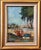 Jean Vinay, French Expressionist Ecole de Paris Oil Painting Boats on French Riviera For Sale