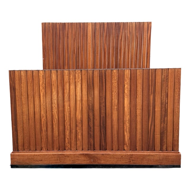 Art Deco Queen Size Bed, 1930s For Sale