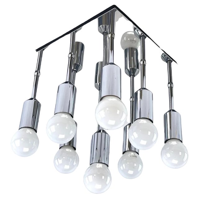 Chrome Ceiling Lamp by Cosack, 1970s For Sale
