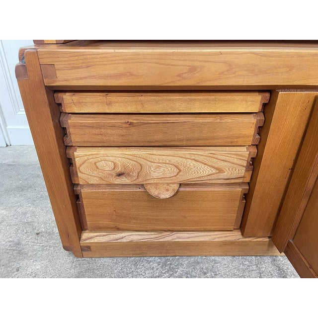 1970s Shelf attributed to Pierre Chapo, 1970s For Sale - Image 5 of 12