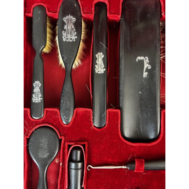 Antique French Toiletry Set, 1890s For Sale - Image 5 of 18
