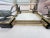 Metal Vintage Maison Charles Flying Horse of Gansu Glass Top Cocktail Table For Sale - Image 7 of 11