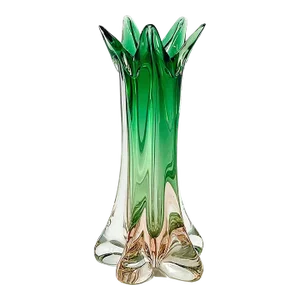 1960s Mid Century Murano Art Glass Vase