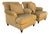 Baker Furniture Contemporary Lounge Chairs - A Pair For Sale