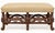 Early 20th-C. Neo-Classical Style Carved Mahogany Bench With Eagles For Sale