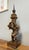 Carved Wooden Figurative Candlestick For Sale - Image 4 of 6