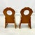 Chestnut 1970s Vintage Child-Size Folk Art Brutalist Gustavian Pine Side Chair - A Pair For Sale - Image 8 of 11