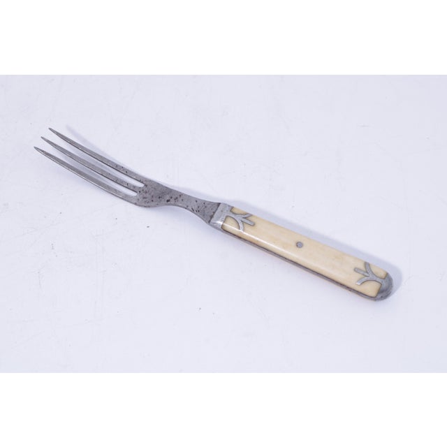Set of Bone Handle Knives & Forks By. J. Russel Company For Sale - Image 12 of 12