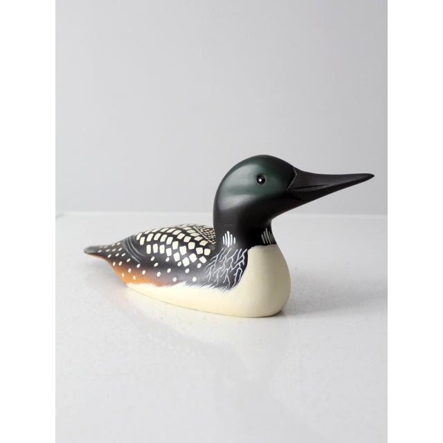 Vintage Wood Loon Decoy Chairish