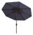 Athens 9Ft Double Top Crank Umbrella, Navy For Sale