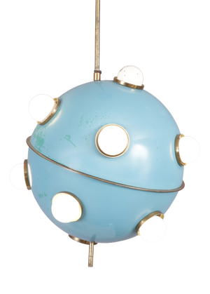 Pendant Lamp Model 551 Oscar Torlasco for Lumi, Italy, 1960s