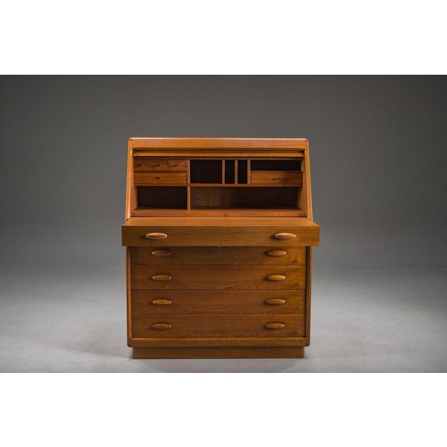 Mid-Century Modern Mid-Century Modern Teak Secretary from Dyrlund, Denmark, 1960s For Sale - Image 3 of 18