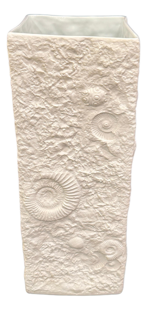 Elegant Kaiser Ammonite Bisque Porcelain Vase, Germany, 1960s