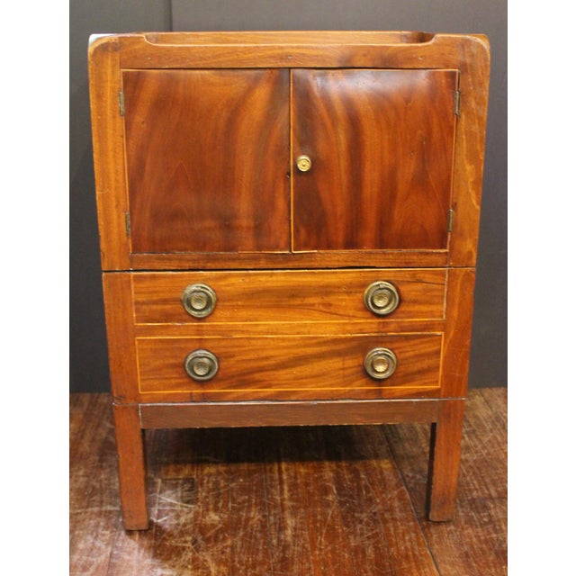 Circa 1780 English George III Period Bedside Commode Table For Sale - Image 14 of 14