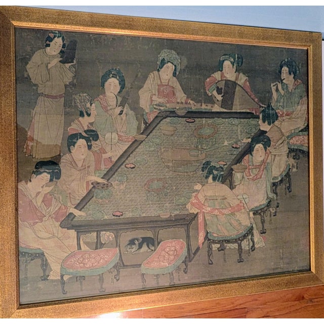 Chinese 1970s A Palace Concert Unknown Artist Late Tang dynasty For Sale - Image 3 of 3