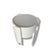 Vintage Stacking Tables with White Plastic, 1970s, Set of 3 For Sale - Image 3 of 7