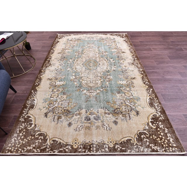 Vintage Area Rug, 1960s For Sale - Image 3 of 12