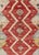 Measures: 5'6 x 7'7. Antique Turkish Oushak Rug with Bold Red, Soft Blue, and Golden Accents. Keivan Woven Arts / rug/...