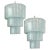 Tronchi Chandeliers in the style ofToni Zuccheri for Venini, Murano, Set of 2 For Sale - Image 13 of 13