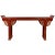 Antique Chinese Red Lacquered Console Table with Gilt Accents and Carved Apron For Sale - Image 13 of 13