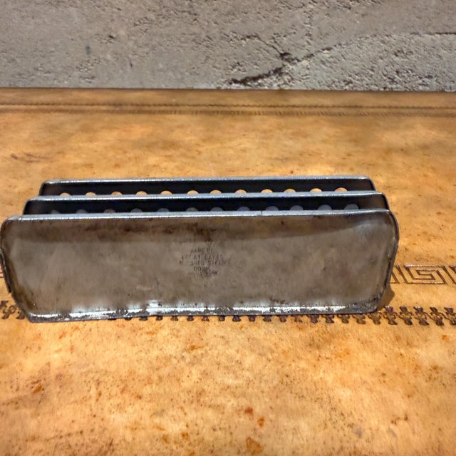 Vintage Metal Drill Bit Index Stand For Sale - Image 4 of 8