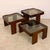 Brown Glass Mod. 784 Nesting Tables by Gianfranco Frattini for Cassina, 1970s, Set of 3 For Sale - Image 8 of 8