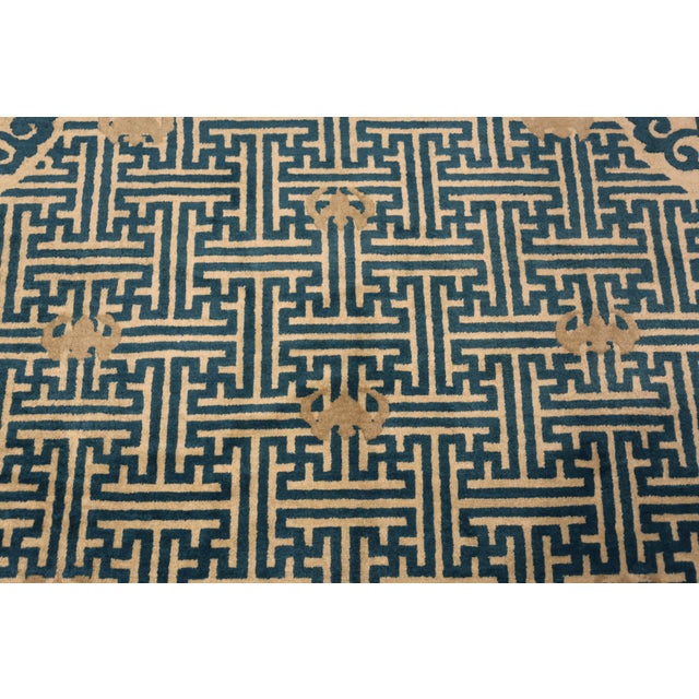 Chinese Nazmiyal Collection Antique Chinese Peking Rug For Sale - Image 3 of 10
