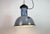 Bauhaus Industrial Grey Enamel Pendant Lamp from Elektrosvit, 1930s For Sale - Image 16 of 18