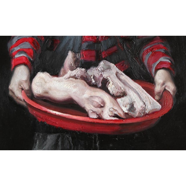 Wei Yi 魏艺, Zhang Chunhua from Childhood, Larger Than Life, 2010, Oil on Canvas For Sale - Image 4 of 7