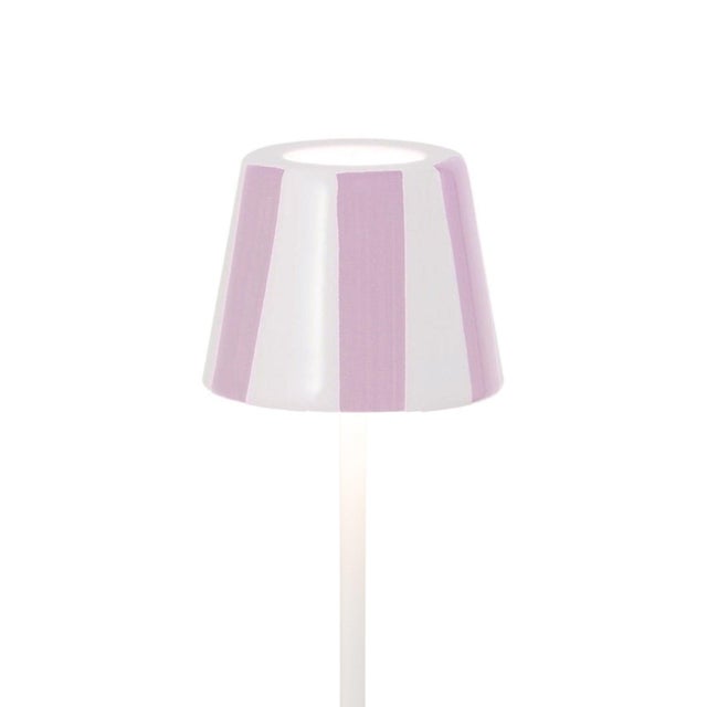 Zafferano Ceramic Pink Striped Shade for Poldina Micro Lido Lamp For Sale - Image 4 of 4