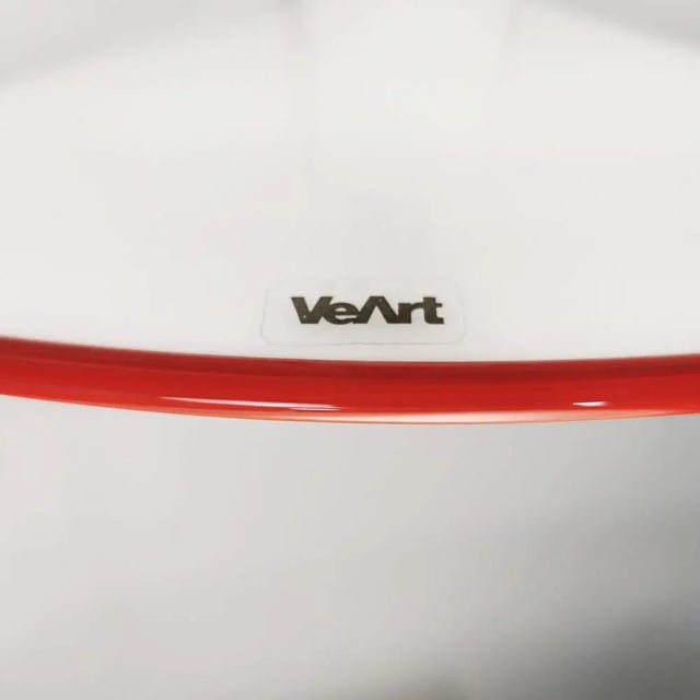 Vintage Floor Lamp with Murano Glass Diffuser by Paolo Venini for Veart, 1980s For Sale - Image 10 of 11