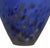1980s 1980s Design Guild Romania 14" Cobalt Blue Scavo Glass Amphora Vase With Serpentine Handles For Sale - Image 5 of 6