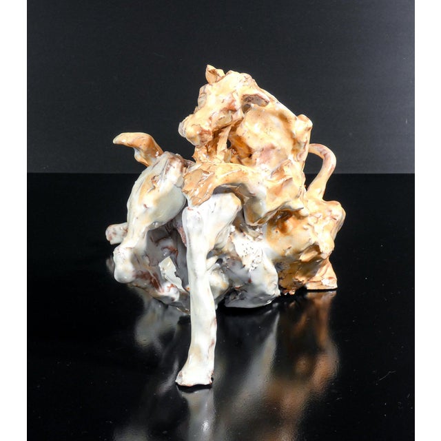 Glazed Majolica Hunting Scene Figurine For Sale - Image 16 of 18