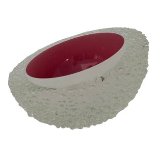 Contemporary Art Glass Bowl by Artist Molly Stone For Sale