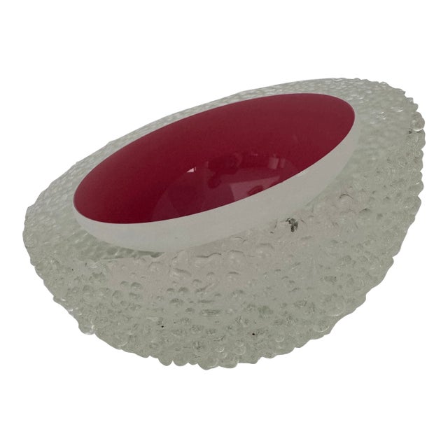 Contemporary Art Glass Bowl by Artist Molly Stone For Sale