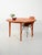 Swedish round teak extendable table from the 1960s with two extensions, produced by j.o. Carlsson vetlanda, with original...