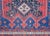 Navy Blue Vintage Mid Century Mazlaghan Rug For Sale - Image 8 of 12